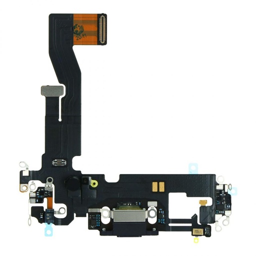 [X2344ライトニングコネクタ｜充電ポート] iPhone 12｜12Pro ドックコネクター 黒  取り外し品