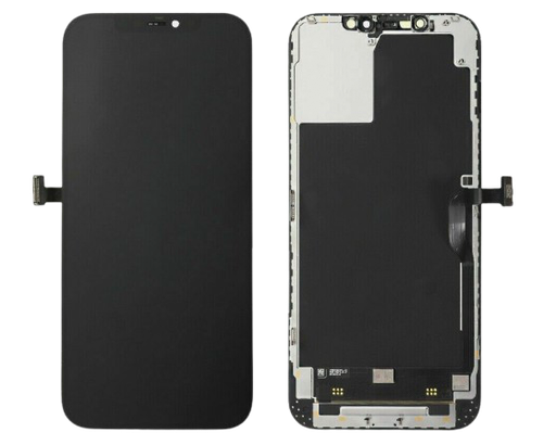[X2093互換パネル｜液晶] iPhone 12ProMax フロントパネル 黒｜互換品（SoftOLED）