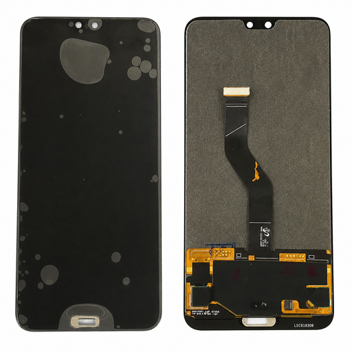 [X3404液晶｜LCD] HUAWEI P20Pro フロントパネル 黒 ｜OLED再生品