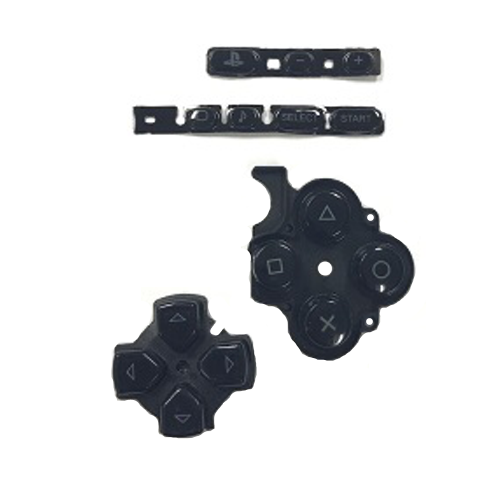 [X3862] （取り寄せ品 ）PSP-3000 ○△□× ボタン セット 黒