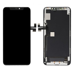 [X2119互換パネル/液晶（廉価版）] iPhone 11ProMax コピーパネル (廉価版LCD) 黒