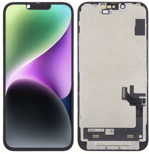 [X2040再生パネル｜液晶] iPhone 14 フロントパネル 黒｜再生品