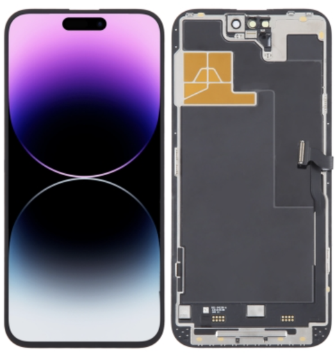 [X2042再生パネル｜液晶] ​iPhone 14ProMax フロントパネル 黒｜再生品