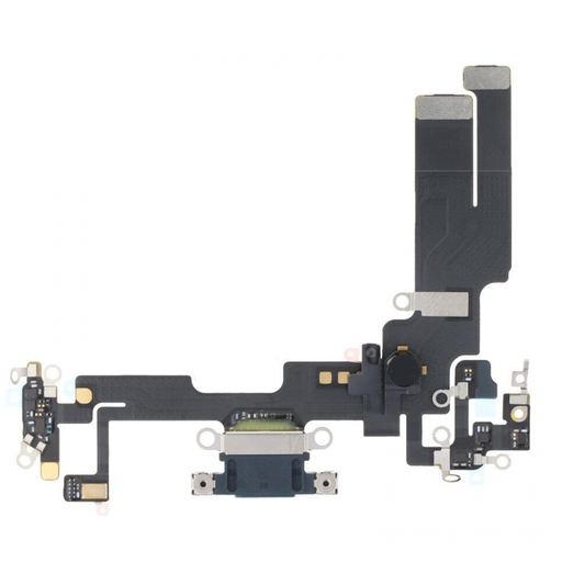 [X2377ライトニングコネクタ｜充電ポート] iPhone 14 ドックコネクター 黒  取り外し品