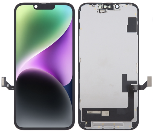 [X2104互換パネル｜液晶] iPhone 14 コピーパネル LCD 黒 FHD JK製
