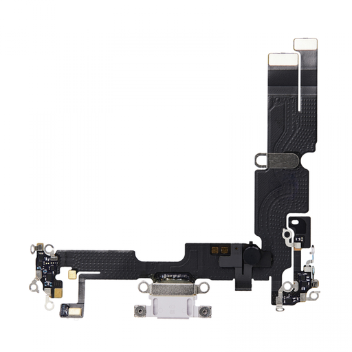[X2392ライトニングコネクタ｜充電ポート] iPhone 14Plus ドックコネクター パープル  取り外し品
