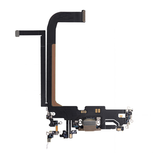 [X2370ライトニングコネクタ｜充電ポート] iPhone 13ProMax ドックコネクター 金  取り外し品