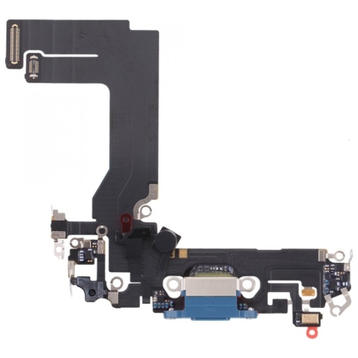 [X2373ライトニングコネクター｜充電ポート] iPhone 13mini ドックコネクター 青  取り外し品