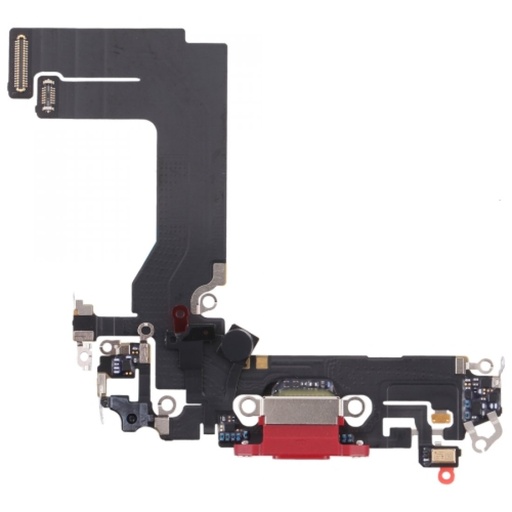 [X2375ライトニングコネクタ｜充電ポート] iPhone 13mini ドックコネクター 赤  取り外し品