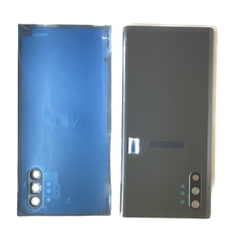 [X3245背面パネル/バッテリーカバー/バックカバー/バックプレート] Galaxy Note10+ バックパネル オーラブラック