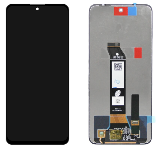 [X3624液晶｜LCD] Xiaomi Redmi Note 10T｜Redmi Note 10 JE （XIG02） フロントパネル 黒 ｜純正組立品 