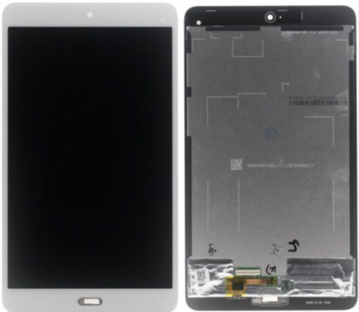[X3426液晶｜LCD] HUAWEI dtab Compact d-02K フロントパネル 白 ｜純正組立品