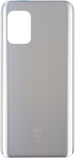 [X3348背面パネル｜バッテリーカバー｜バックカバー] （取り寄せ品 ）ASUS ZenFone 8 バックパネル 銀