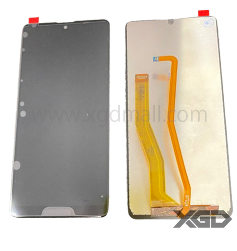 [X3538液晶｜LCD] AQUOS Sense4｜4lite｜Sense 5G フロントパネル 黒 指紋付き｜再生品