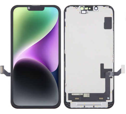[X2126互換パネル｜液晶（廉価版）] iPhone 14 コピーパネル (廉価版LCD) 黒