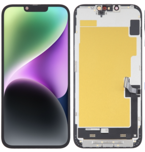 [X2127互換パネル｜液晶（廉価版）]  iPhone 14 Plus コピーパネル (廉価版LCD) 黒