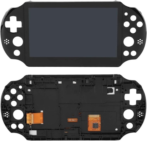 [X3882LCD｜パネル] （取り寄せ品）PSVita 2000 液晶 一体型（枠付） 黒