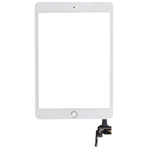 [X2776タッチパネル｜フロントガラス] iPad mini3 デジタイザー 白｜再生品