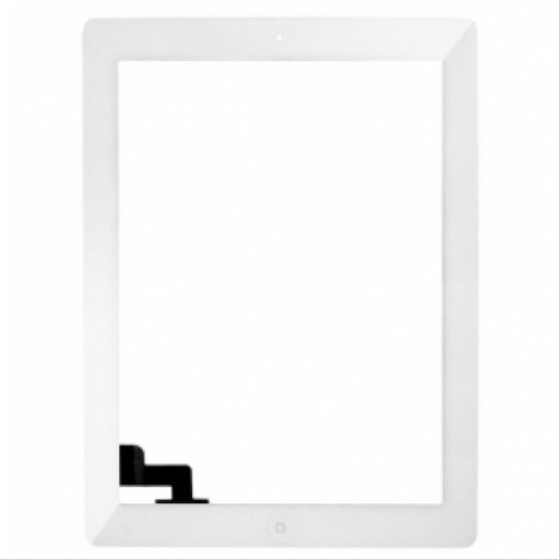 [X2759タッチパネル｜フロントガラス] iPad 2 デジタイザー 白｜互換品