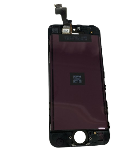 [X2008リペアパネル｜液晶] iPhone 5S｜SE フロントパネル 黒｜再生品
