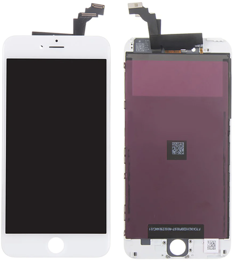 [X2012再生パネル｜液晶] iPhone 6P フロントパネル 白｜再生品