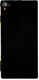 [X3068背面パネル/バッテリーカバー/バックカバー/バックプレート] Xperia Z3 バックパネル 黒