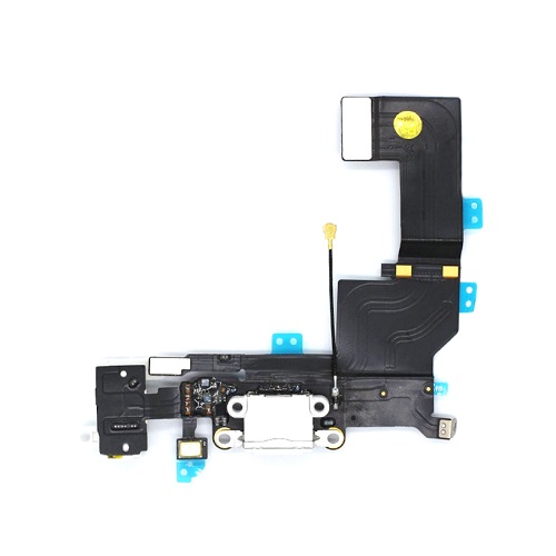 [X2283ライトニングコネクター｜充電ポート] iPhone 5S ドックコネクター 白 互換品