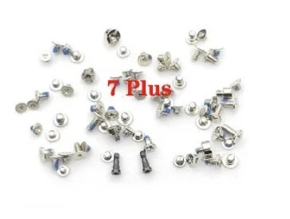 [X2721ペンタローブ ネジ] iPhone 7G｜7P ボトムスクリュー星形ネジ 2本セット 黒